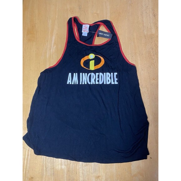 NEW Disney Pixar The Incredibles I Am Incredible Tank Top Womens M 19pit2pit - Picture 1 of 6